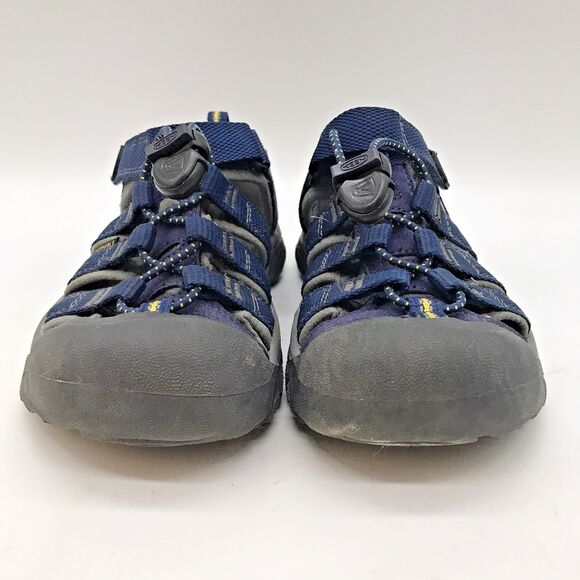 Keen Newport H2 Blue Gray Hiking Shoes Kids 13 Sports Sandals 1009938 Bungee - Picture 2 of 12
